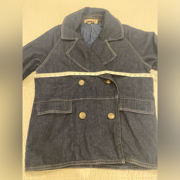 NWOT Free people denim car coat - Picture 6 of 10